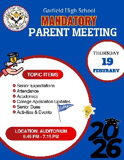 Senior Parent Meeting